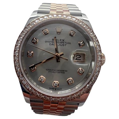 rolex rose gold pearl|rose gold Rolex used.